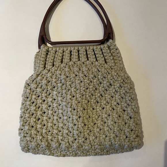 Vintage Macrame Boho Style Tote Bag - Picture 8 of 8